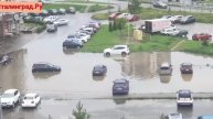 Обнинск Калужской области затопило сильным ливнем. Улицы превратились в бассейны
