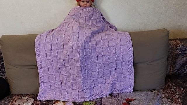 очередной детский плед в коляску