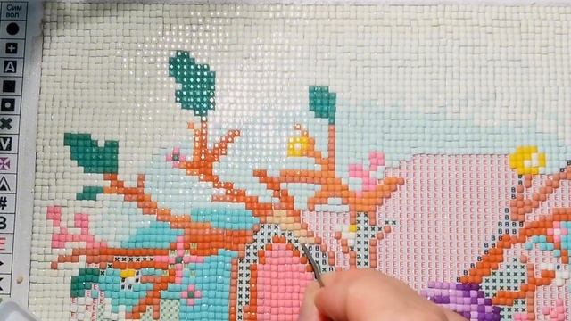 Алмазная мозаика как медитация. Видео 10