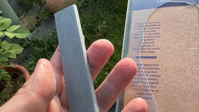 Точильный камень для ножей Opinel Natural Lombardy, 10 см, 600 грит.28.07.2025 год.
