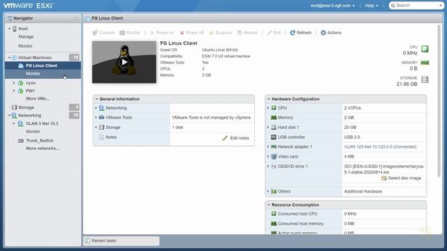 Connecting Client VMs to new VLAN Port Groups - Fortinet NSE 4 - FortiOS 7.x _ CBT Nuggets