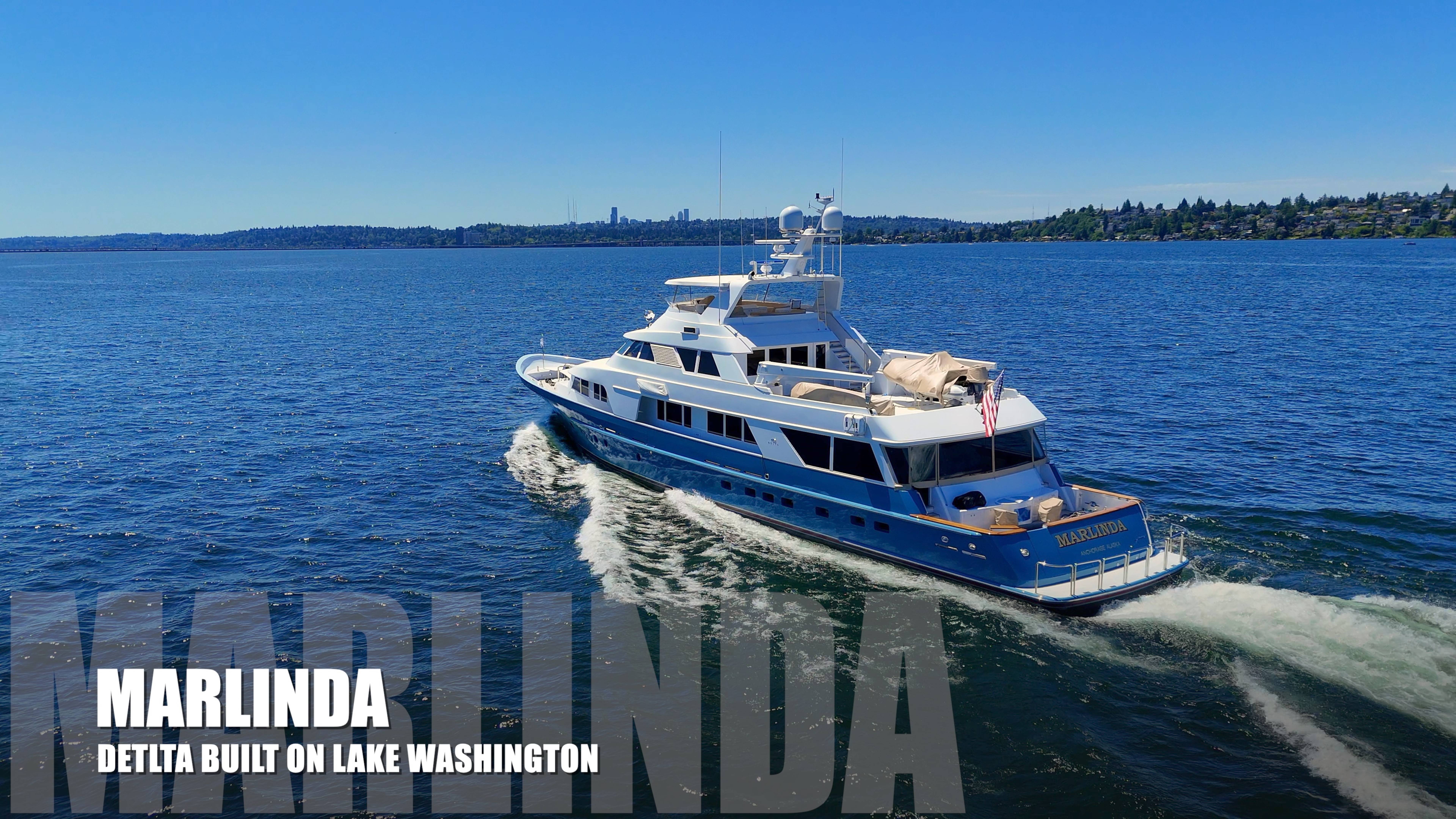 🚤 Полюбуйтесь роскошной яхтой M/Y Marlinda с высоты птичьего полёта!