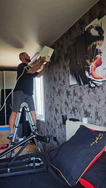 монтаж кондиционера бутербродом / установка сплит-системы Новосибирск #нск #монтажкондиционера