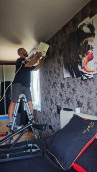 монтаж кондиционера бутербродом / установка сплит-системы Новосибирск #нск #монтажкондиционера