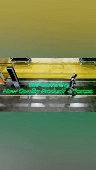 Гуманоид сам себе меняет батарею