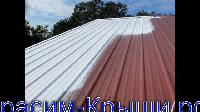 Покраска крыши дома в городе Коломна