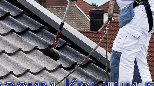 Покраска крыши дома в городе Королёв