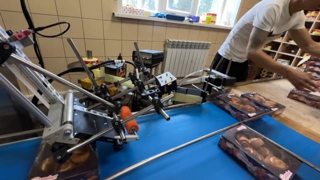 Линия. Кондитерские изделия. Маркировка печенья