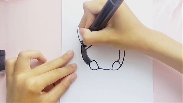 Как легко нарисовать Пингвиненка 🐧