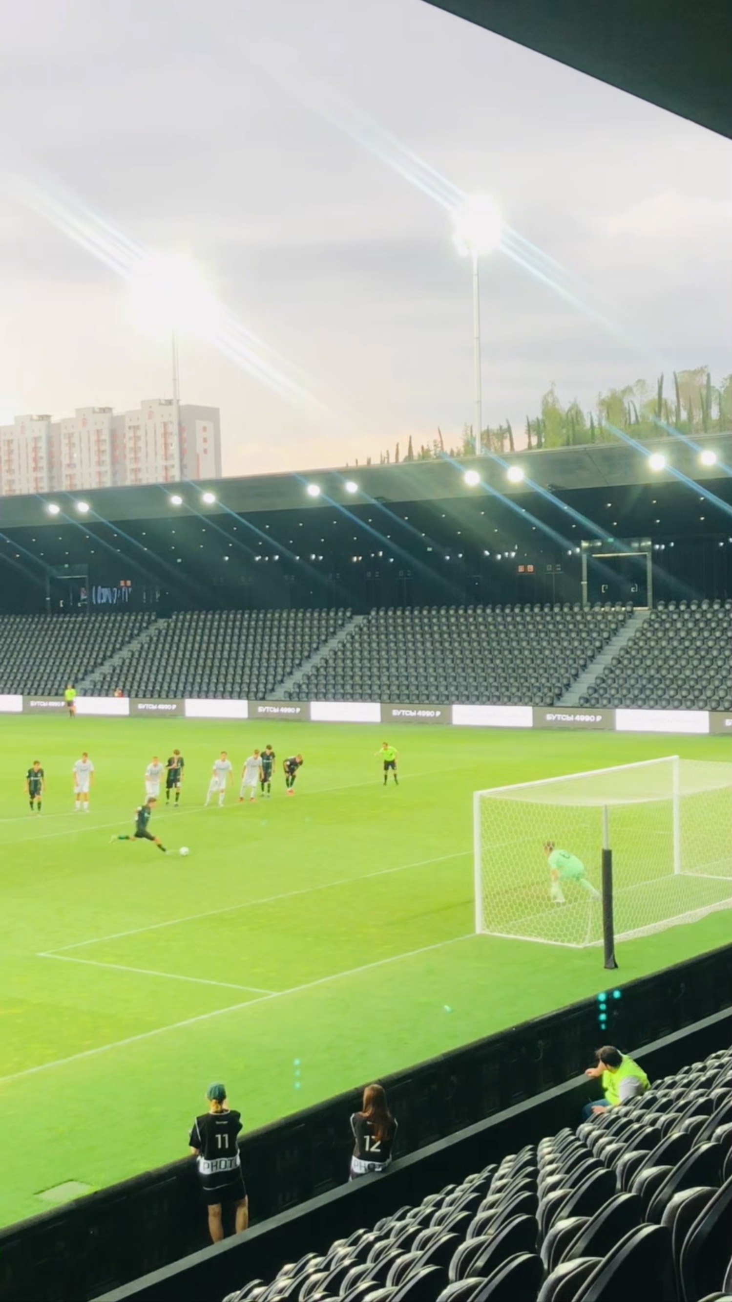 На футболе ⚽️