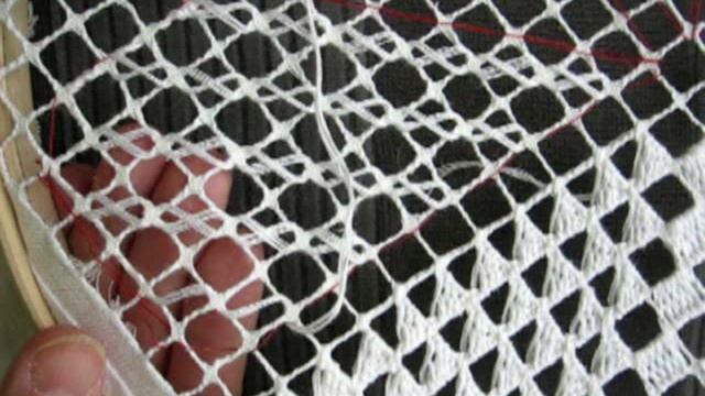 Гипюр. Ивановская строчка с обводкой