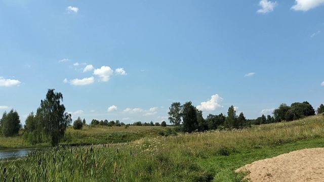 РЕПОРТАЖ У ОЗЕРА С ПЕСНЕЙ.🌞🌞🌞Лето.Деревня.