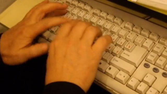 Typing! (#1of5) Michael Shestov's limbering-up 22''13