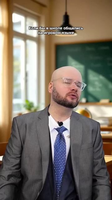 Если бы в школе общались на игровом языке