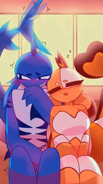 Ginger Clownfish + Agnar Shark = love.