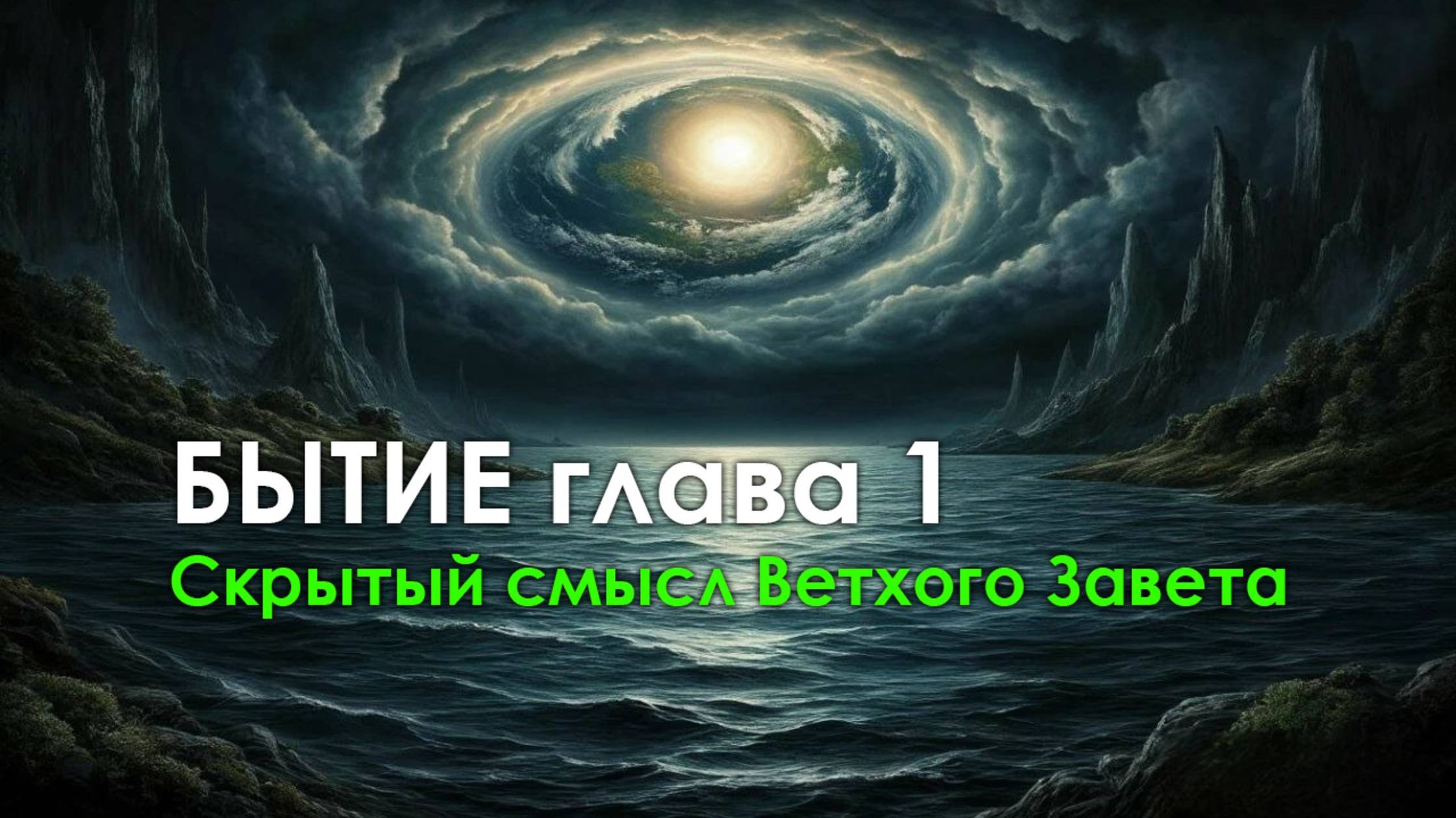 Бытие, глава 1. Скрытый смысл Ветхого Завета. Стих 1-14.