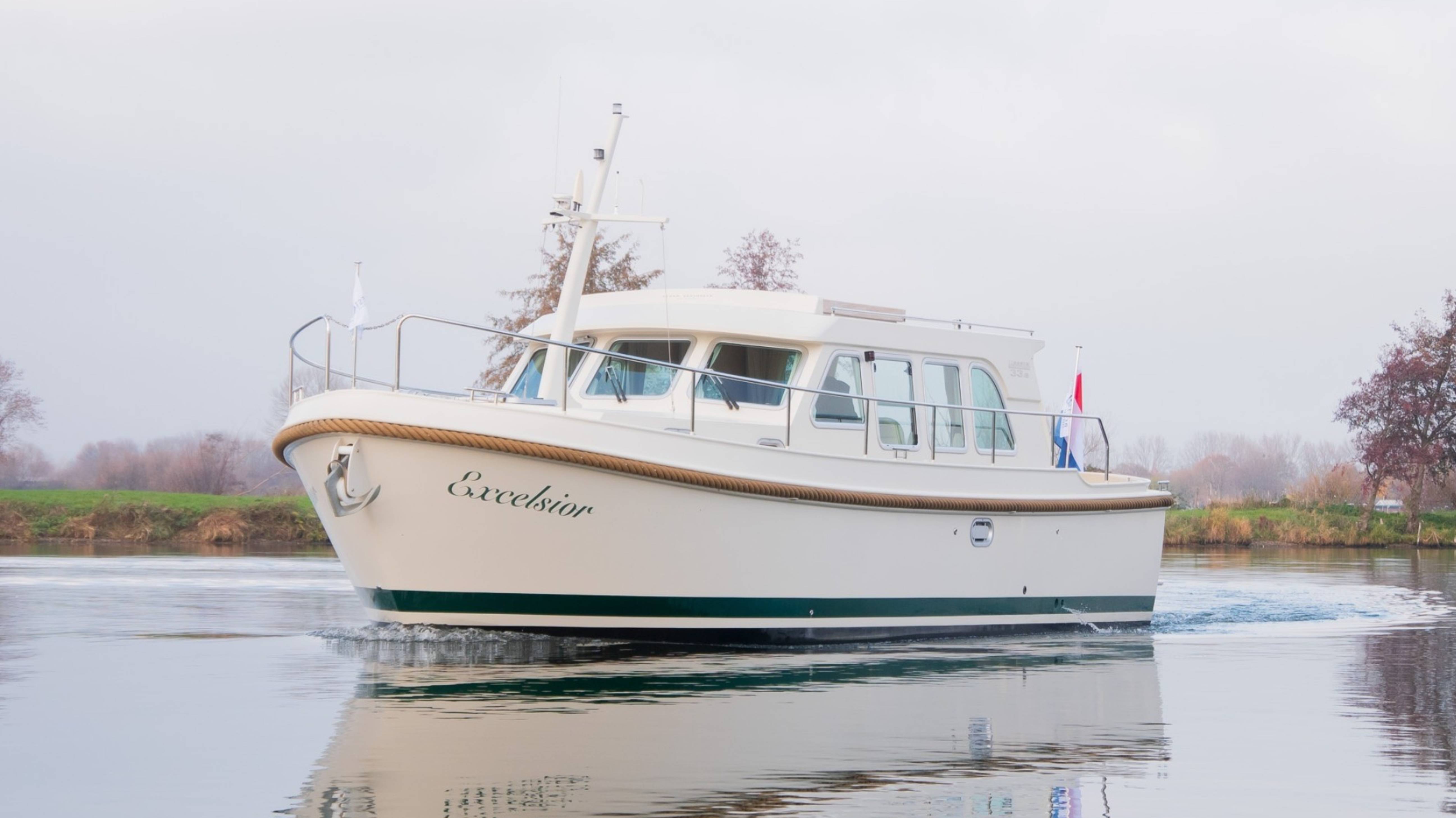 Стальная яхта Linssen 33.9 Sedan 2008 компактная Pocket-yacht