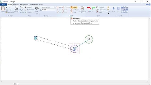 Planetary Gear Planet-Carrier-Drive Tutorial with Linkage