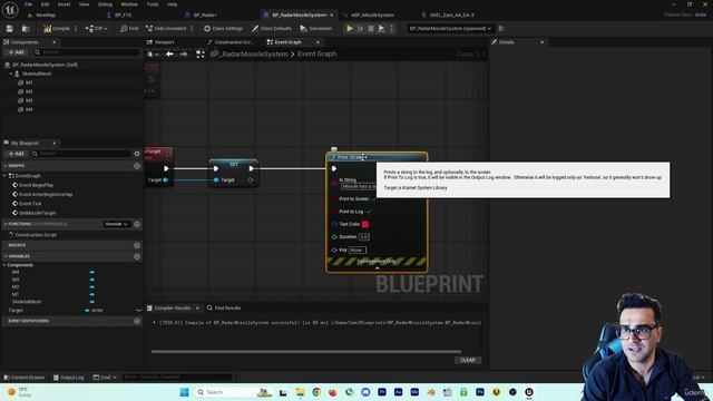 108 - 72Pass target to missile system