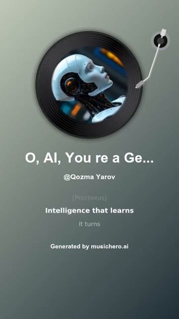 O, AI, You're a Genius 1 #music #поэтично #музыка