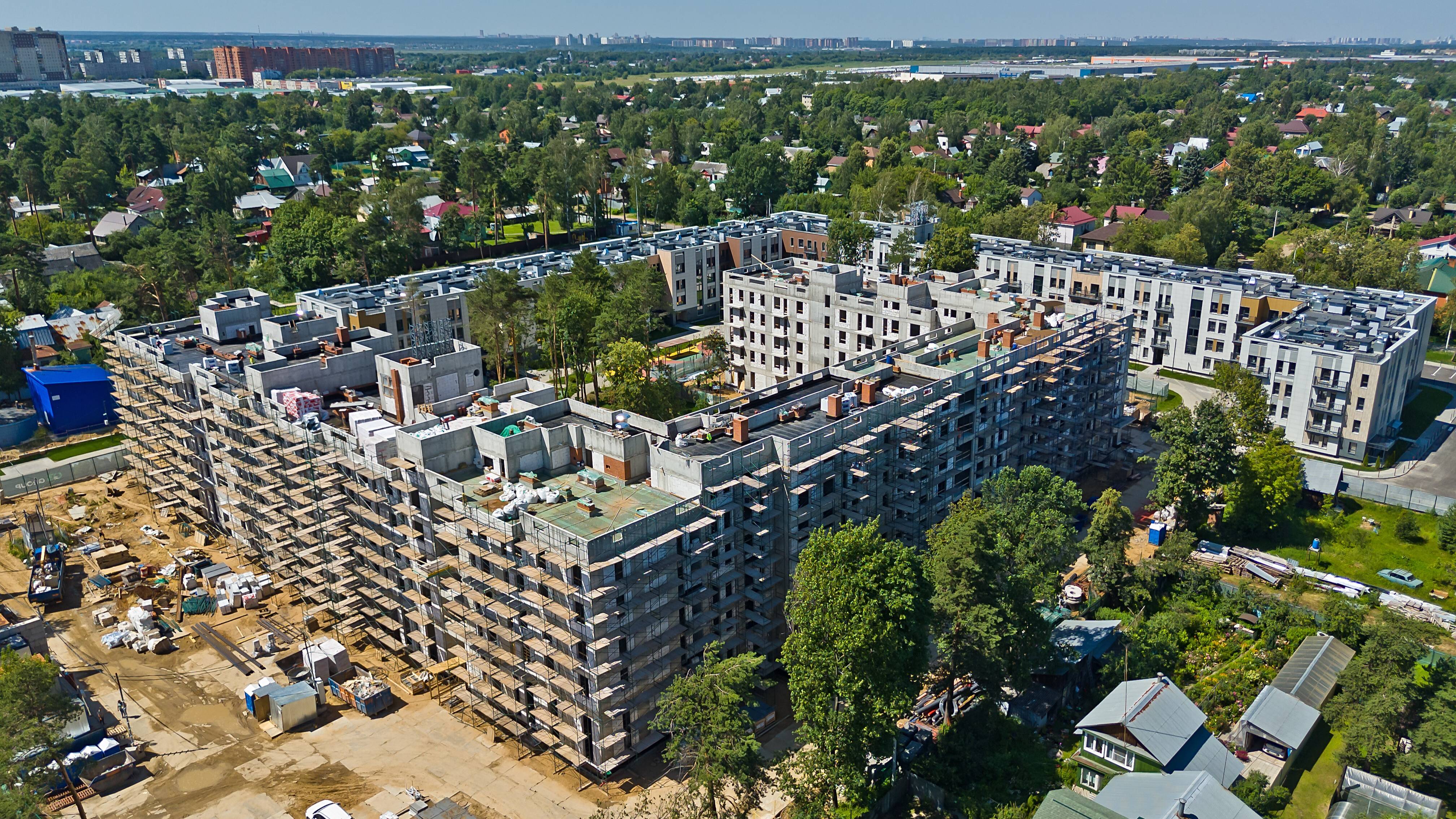 Видеооблет Дома №2. Ход строительства :июль 2025