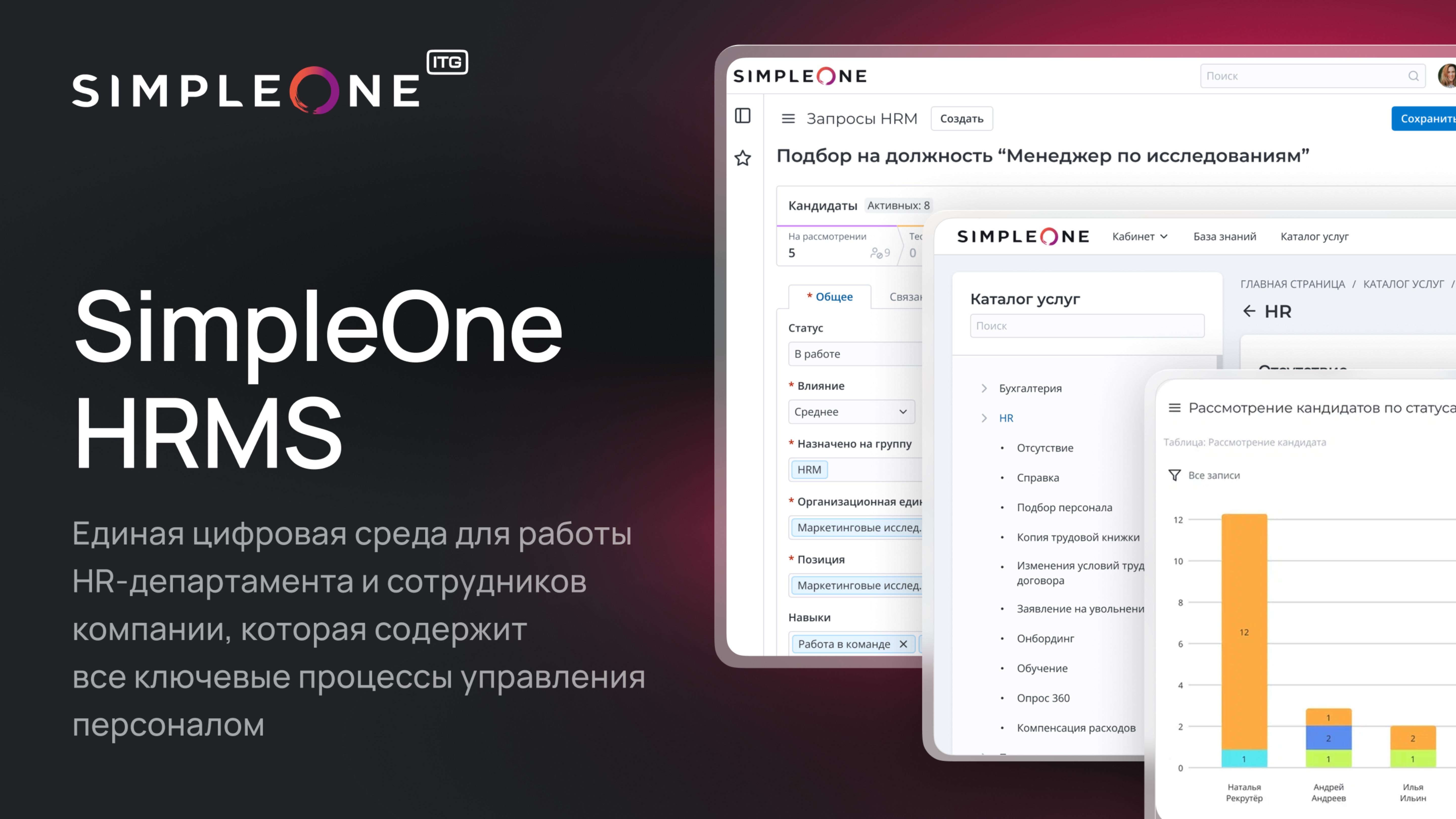 SimpleOne HRMS — единая цифровая среда для работы HR‑департамента