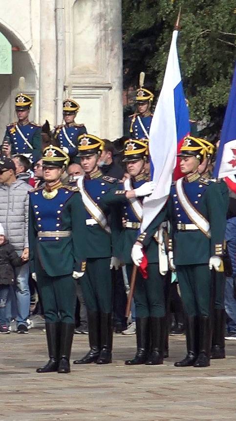 Москва. Кремль. Развод караула Президентского полка.