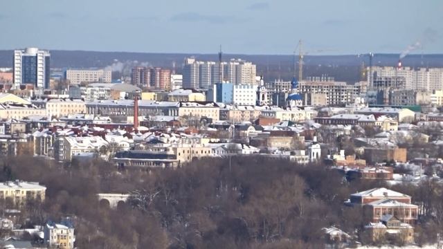 Прогулки по Калуге. Вид на город с 17 этажа Правобережья