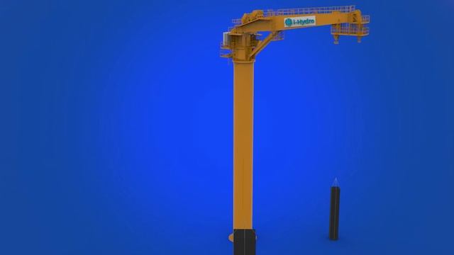 Оффшорный кран 110 тонн. Гидравлический гигант для работы в морской и горнодобывающей отраслях.