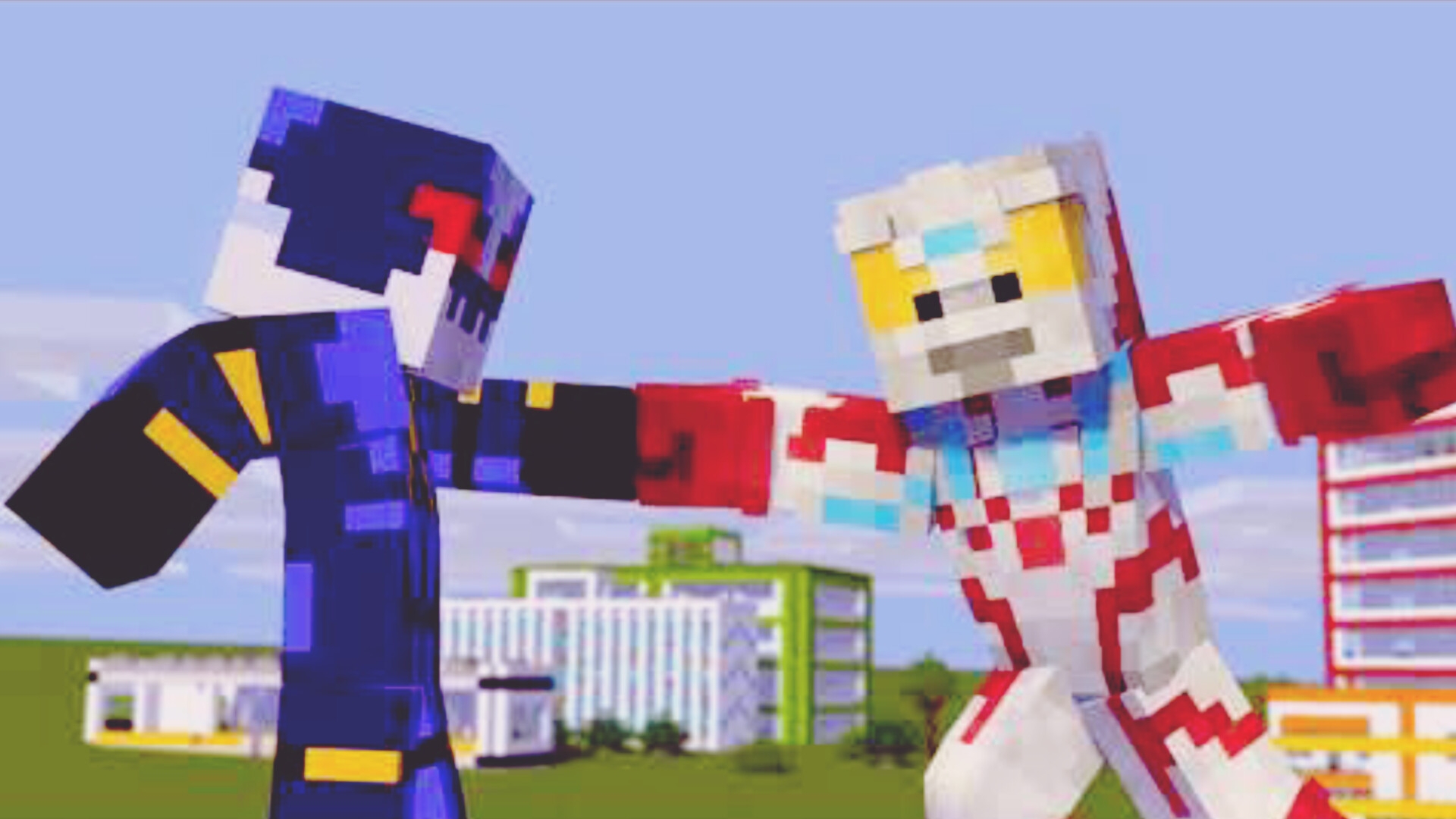 Ультрачеловек ПРОТИВ Трегира, мультфильм Майнкрафт