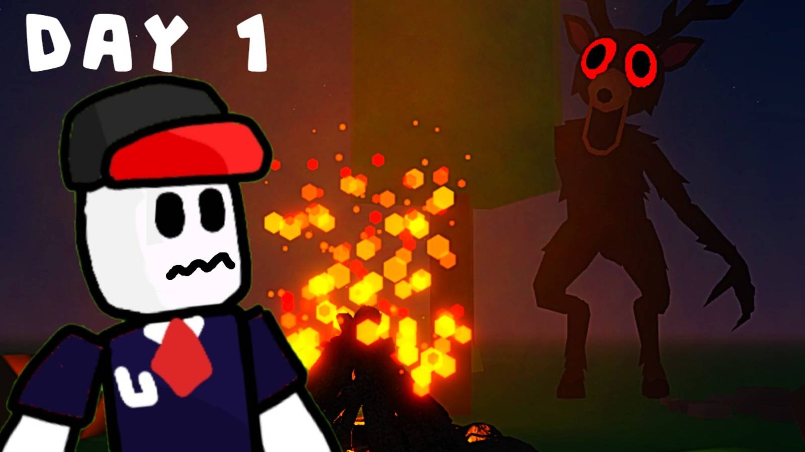 Кто ОН? 99 Ночей в Лесу с ЭТИМ... ОЛЕНЕМ Роблокс Roblox