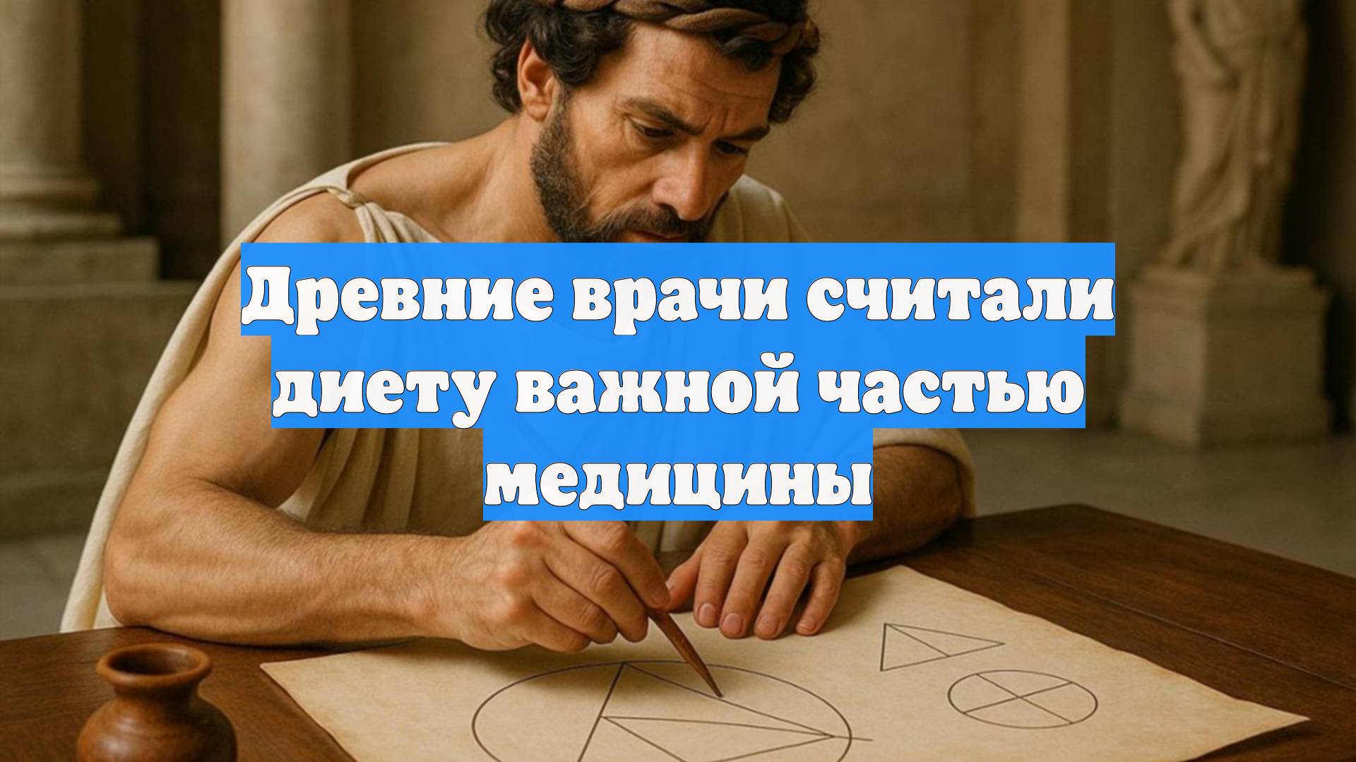 Древние врачи считали диету важной частью медицины