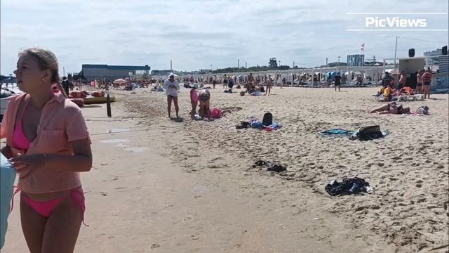 Анапа пляж Витязево сегодня 1 августа 2025 Море погода в Анапе сейчас. Есть ли мазут на пляжах Анапы