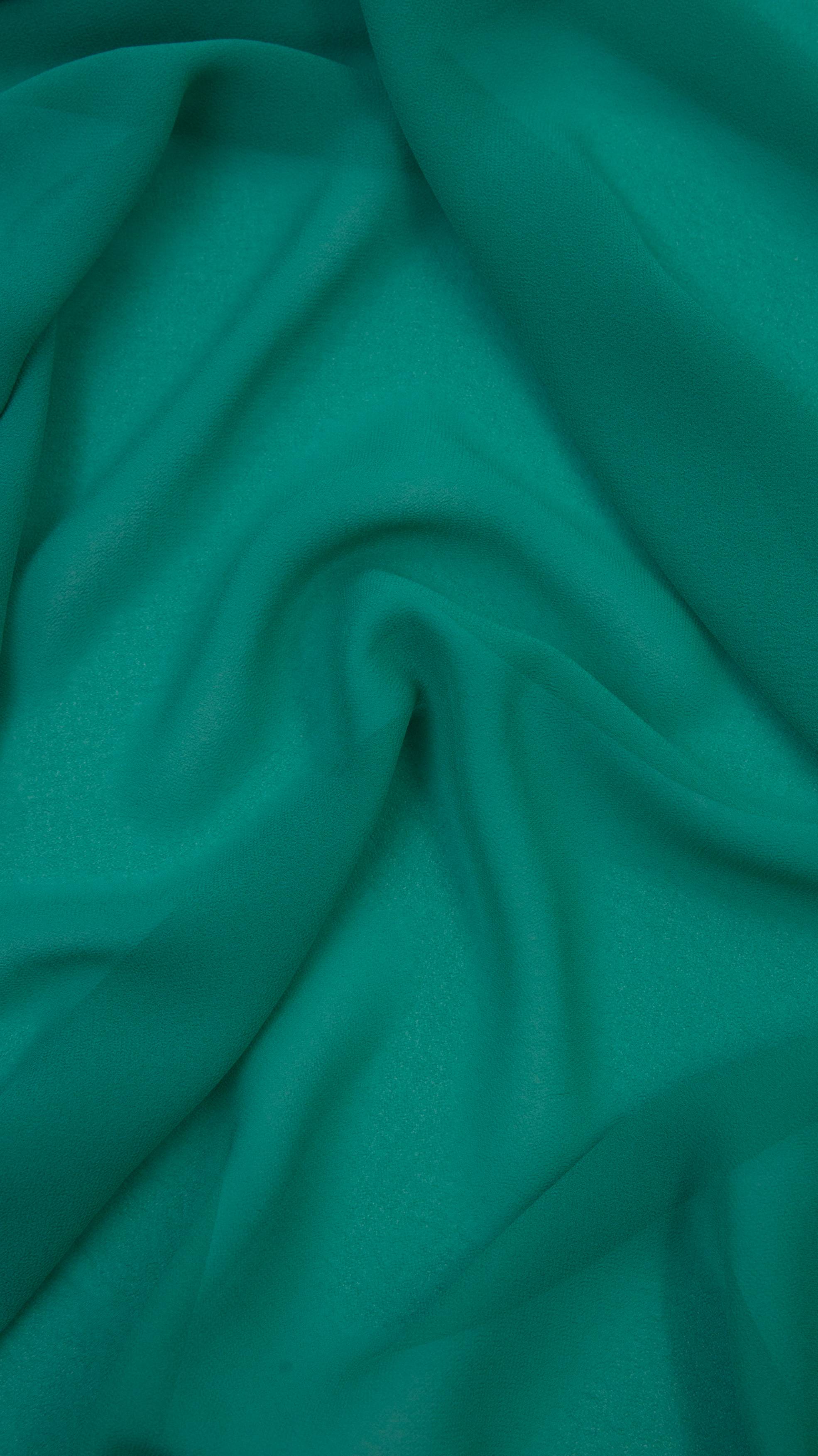 8052-22 Креп шифон Зеленый, 65 гр/м2, 150 см