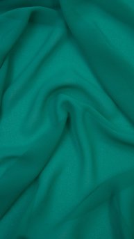 8052-22 Креп шифон Зеленый, 65 гр/м2, 150 см