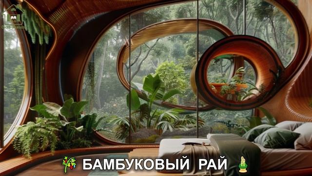 Красивые дома и интерьеры для любителей бамбука 🎋 дизайн жилья фото идеи для вдохновения (56)