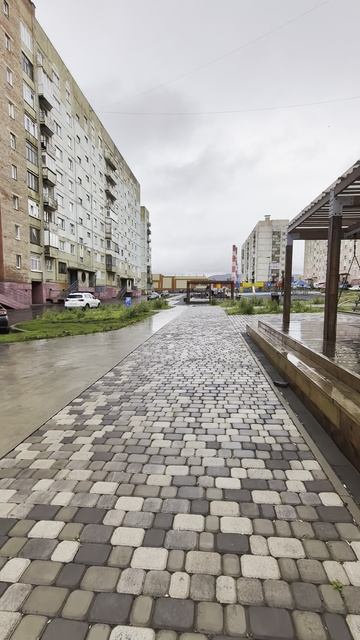 Площадка для релакса в Норильске.