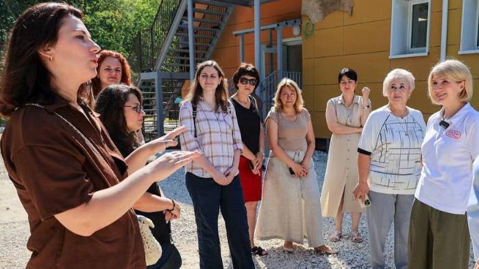 Детский сад «Солнышко» покоряет с первого взгляда. Что обсуждали родители и глава округа?