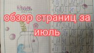 Обзор страниц за июль