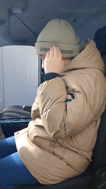 В полицейском машине