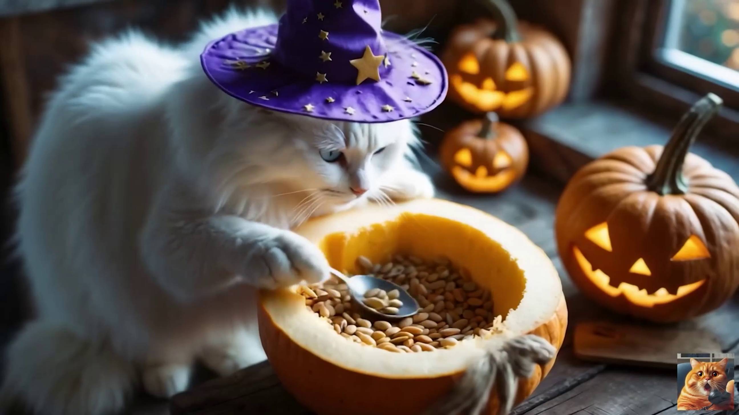 Тыква на хеллоуин