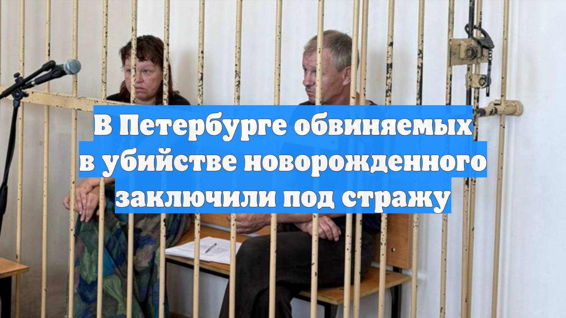 В Петербурге обвиняемых в убийстве новорожденного заключили под стражу