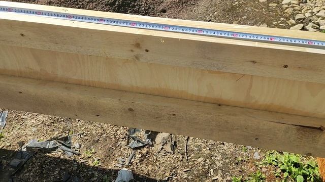 изготовление деревянной двутавровой балки.