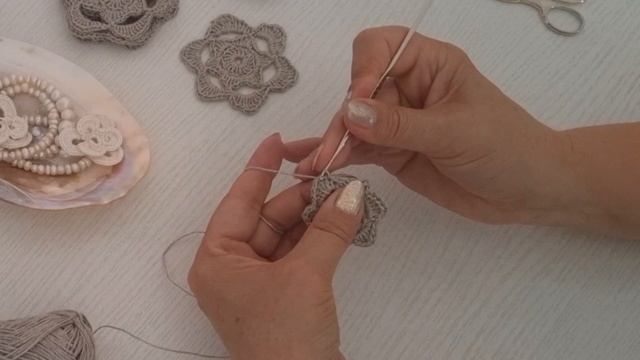 мастер класс вязание мотива цветочек крючком