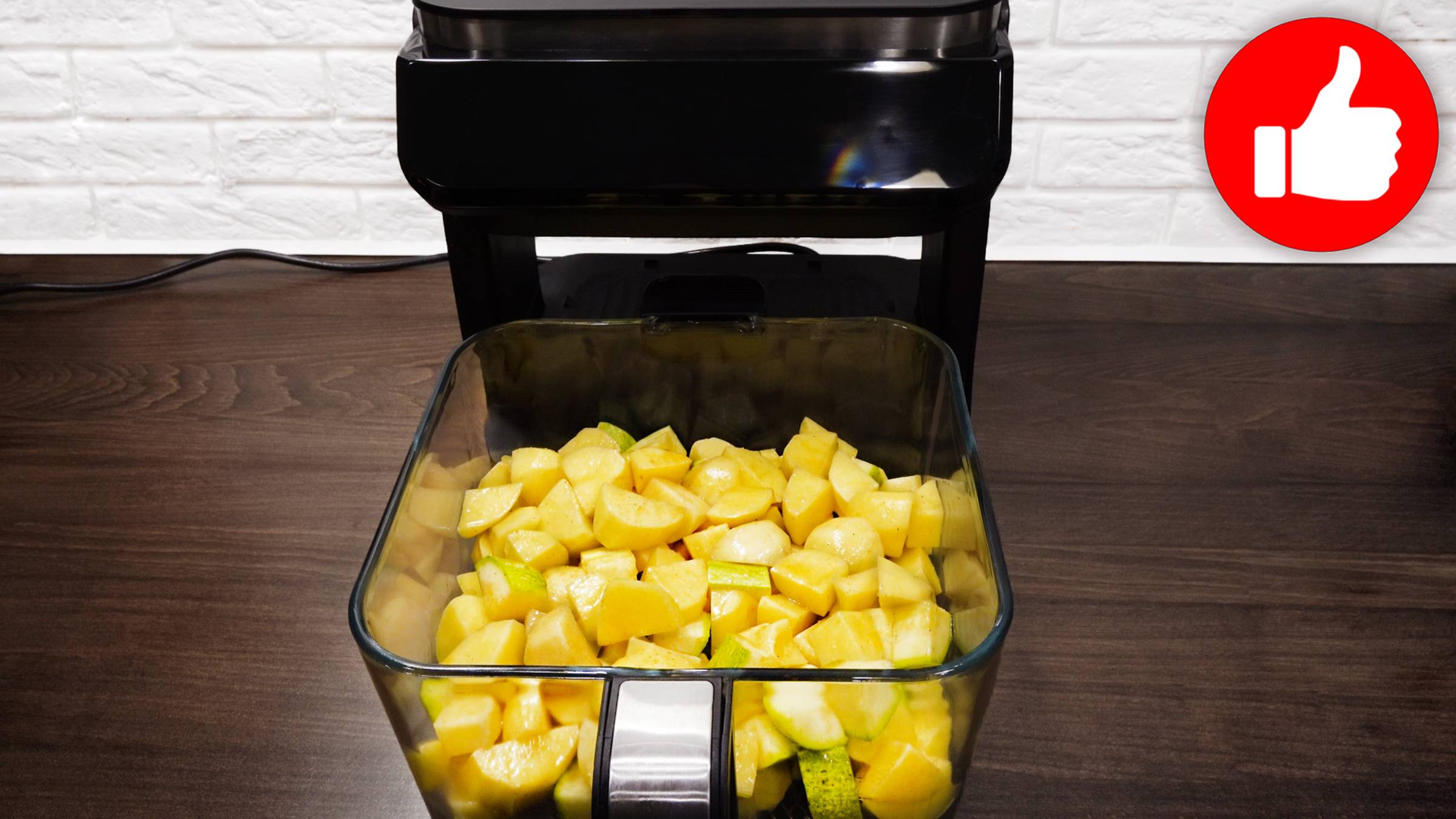 Этот рецепт картошки с кабачком Вас покорит! Очень вкусно. Простой Ужин в аэрогриле!