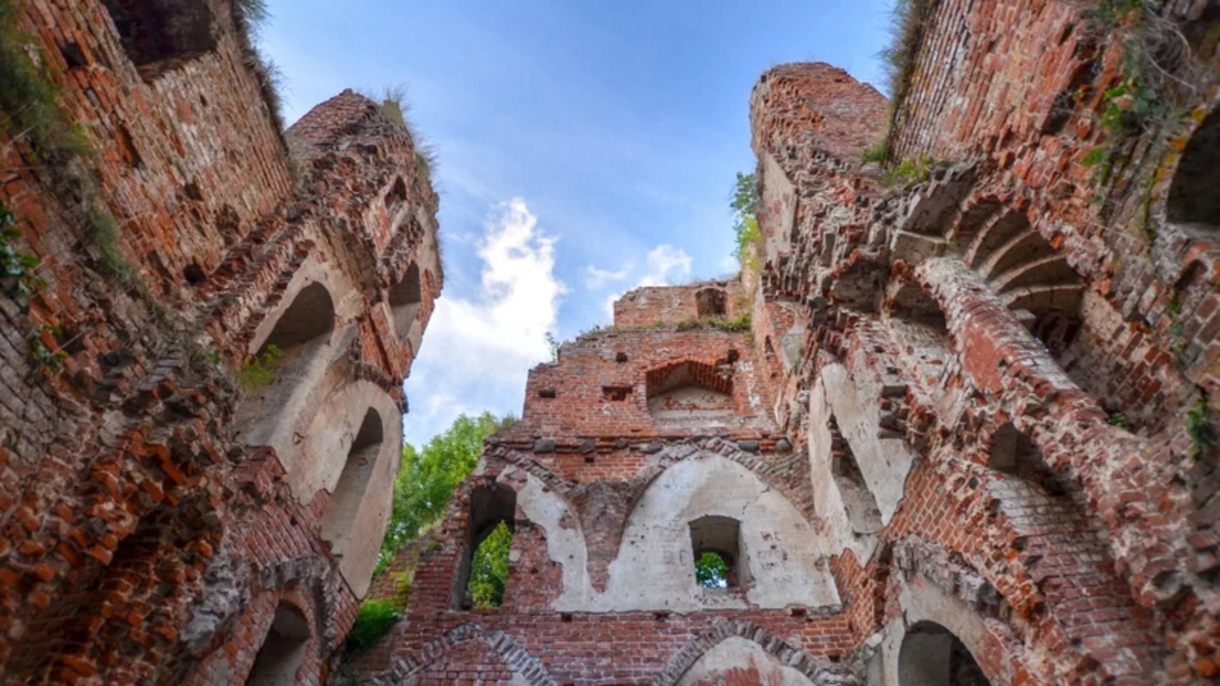 Замок Бальга (нем. Burg Balga) — памятник средневековой рыцарской архитектуры. Близкая съемка #STR