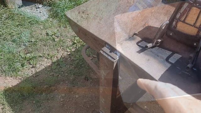 Самодельная, самосвальная  ТЕЛЕГА для мотоблока.