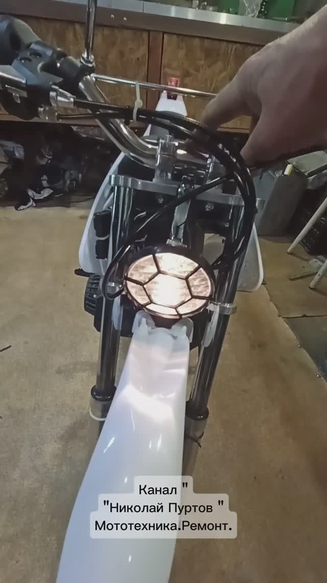 Освещение на детский мотоцикл.Итог.