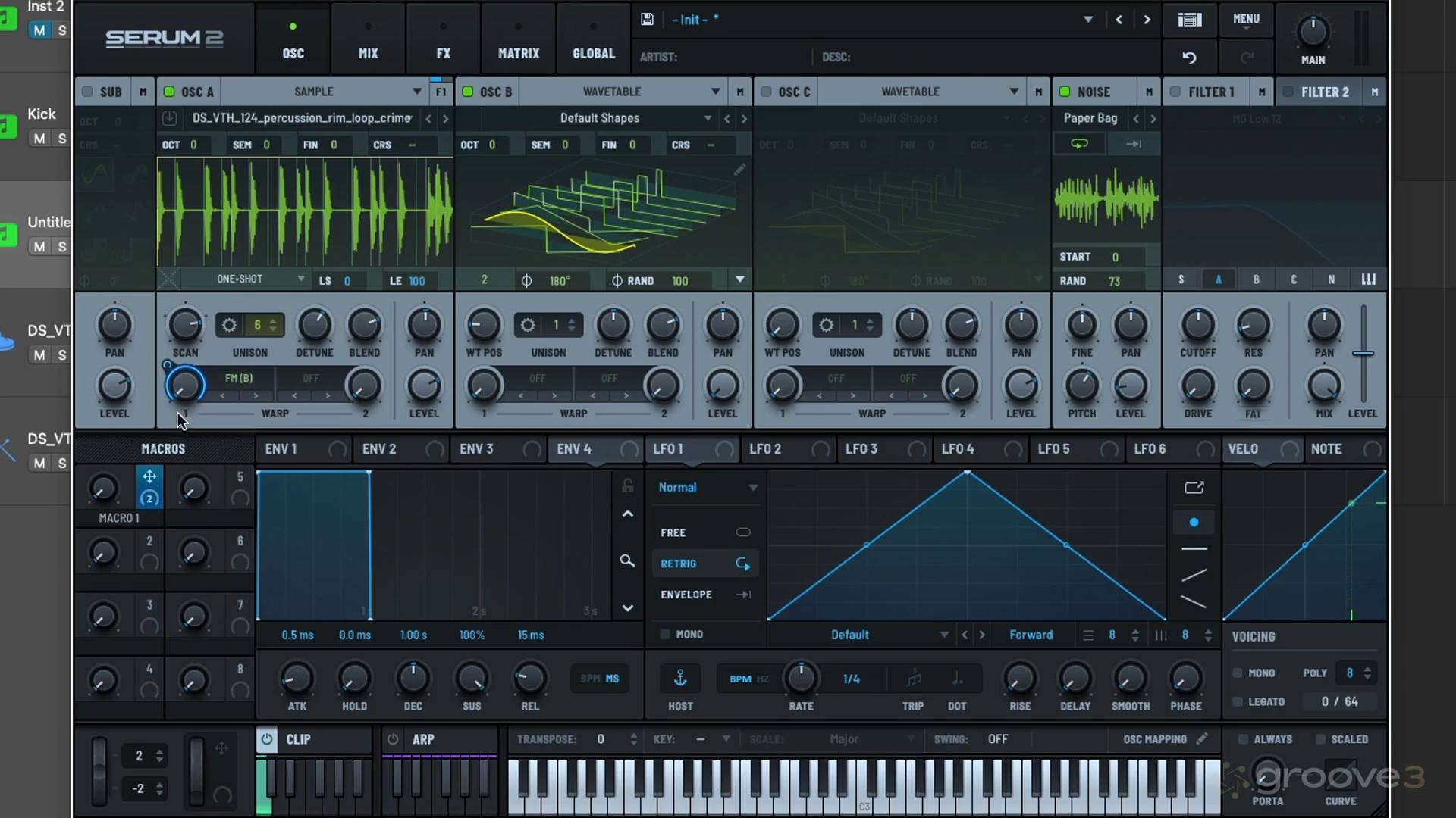 02. Tech House Drum Loop FX