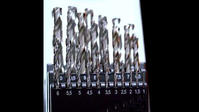 Набор сверл 1.0-13.0 х 0,5 мм 25пр. HSS-G Spiralbohrer (Metall)